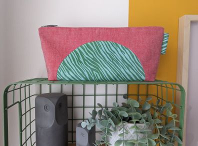 Brand new handmade make-up bag / toiletry bag