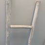 Solid Wood Whitewashed Decorative Ladder Image 3
