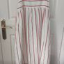 red and white striped summer dress Image 3