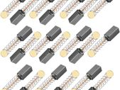 20 PCS Motor Carbon Brushes Motor Replacement Repair Parts Electric Motor Brushes Carbon Brushes Replacemen for Hand Drill, Blower, Blender, Power Tool, Circular Saw, Cut-Off Saw