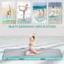 5M Inflatable Gymnastics Tumbling Mat | Air Floor Training Mat | Workout Mat | Exercise Fitness Mat for Gymnastics, Pilates, Yoga, Martial Arts, Home, Outdoor Sport, Gym, Beach, Cheerleading Image 2