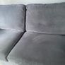 Navy Blue 2 and 3 seater sofas Image 4