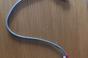 Short (1 foot) 2 x RCA audio cable