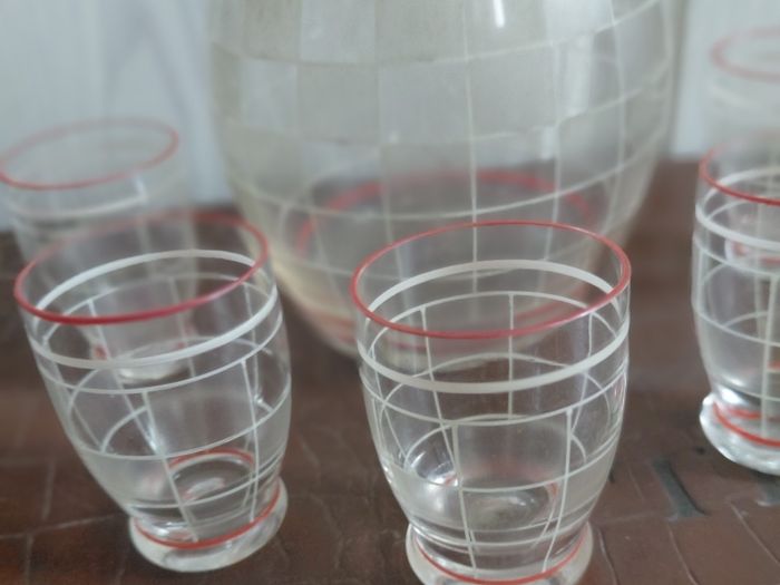 retro decanter set