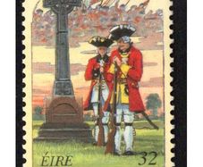 1995 Ireland 250th Anniversary of Battle of Fontenoy Commemorative Stamps Mint Never Hinged (MNH)