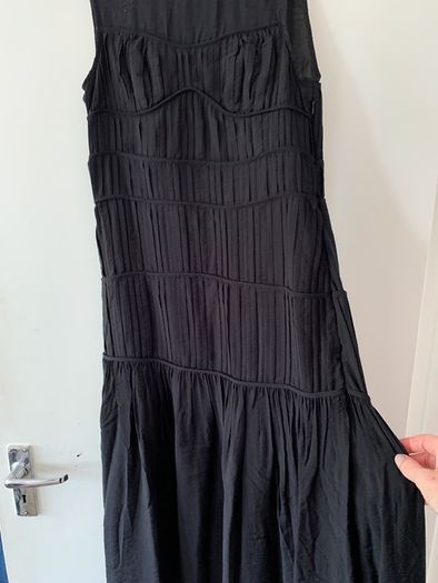 Black maxi dress H&M