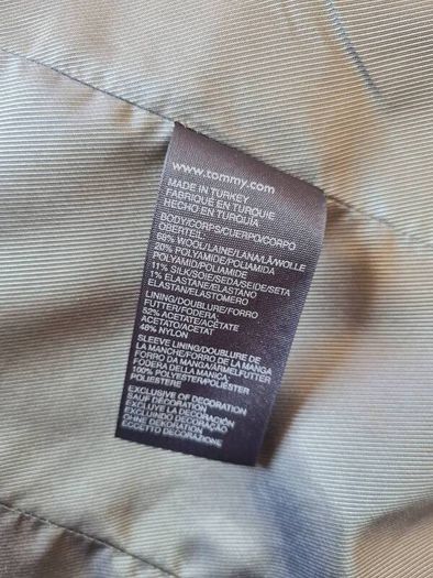 Tommy hilfigher wool blazer size 10 grey button up in excellent condition