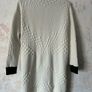 Maje Cream Quilted Textured Mini Dress UK 10 Image 5