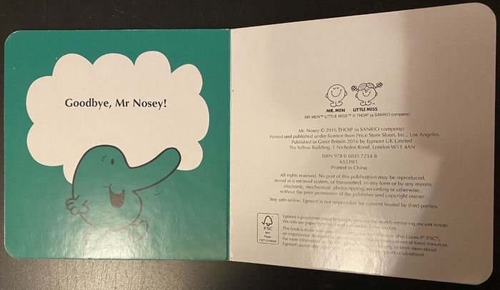 Roger Hargreaves Mr. Nosey