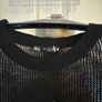 Zara black mesh short sleeve top size S UK8 EU36 Perfect condition Postage included Image 2