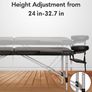 Massage Table Portable Massage Bed Lash Bed Facial Table SPA Bed 2 Section Aluminum Height Adjustment Carrying Bag & Accessories (FREE SHIPPING) Image 5