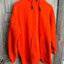 Mens Orange Zara Hoodie - Large Image 2