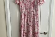 Paul Costello pink floral dress