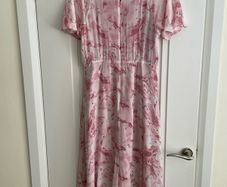 Paul Costello pink floral dress