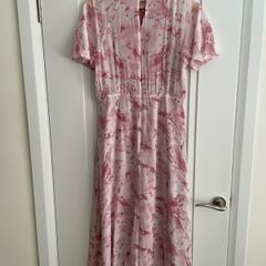Paul Costello pink floral dress