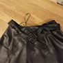 Savida faux leather swing skirt Image 4