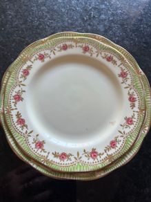 6 Bone China Side Plates & 1 Small side plate