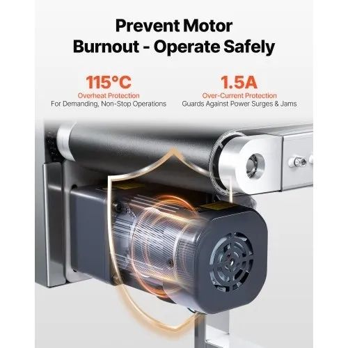 Belt Conveyor, 71 x 7.8 inch Conveyor Table, Heavy Duty Stainless Steel Motorized Belt Conveyor for Inkjet Coding Applications Powered PVC Belt Anti-Static Adjustable Speed (Double Guardrail
