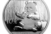 2017 China 10 Yuan 30g Silver Bullion Coin - Panda BU (In Capsule)