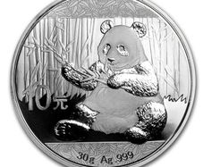 2017 China 10 Yuan 30g Silver Bullion Coin - Panda BU (In Capsule)