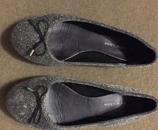 New look sparkling flats