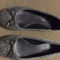 New look sparkling flats