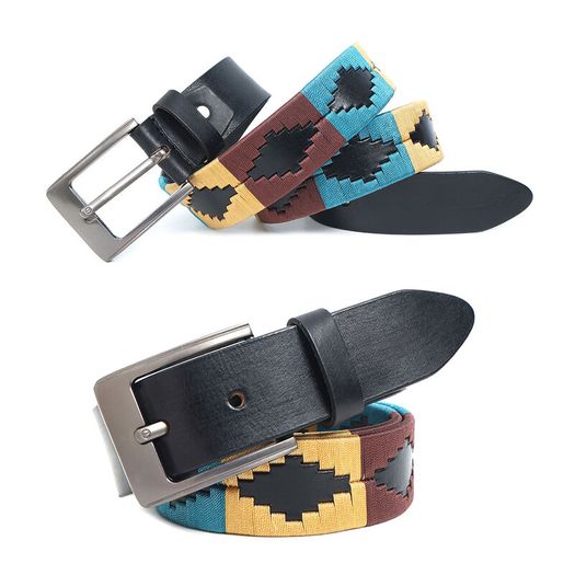 Unisex Genuine Leather Polo Belt Premium Multi-Color Designer Belt