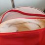 Red ladies handbag Image 4