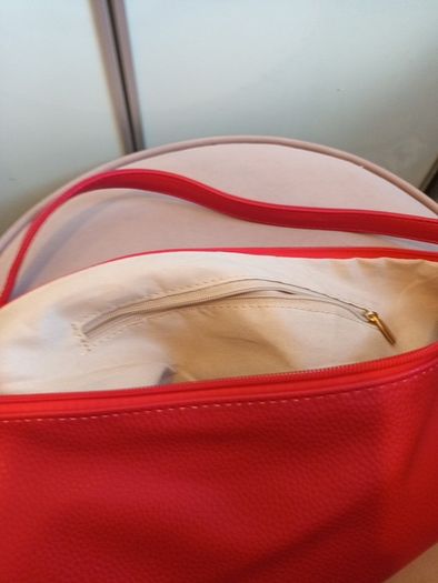 Red ladies handbag