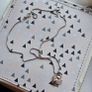 Sterling silver necklace,pendant Angel with pink cz stones Image 2