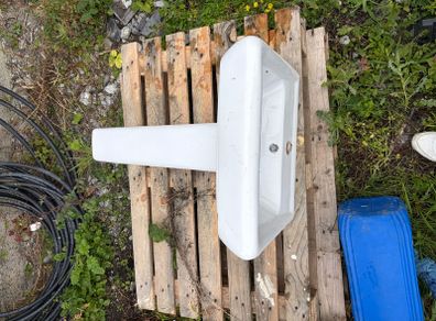 basin and pedistal