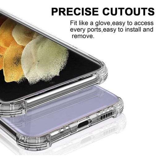 For Samsung Galaxy S21 Plus Case ShockProof Soft Phone Cover Clear TPU New - FHT32SMK2