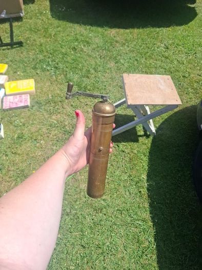 Brass pepper mill possible to post