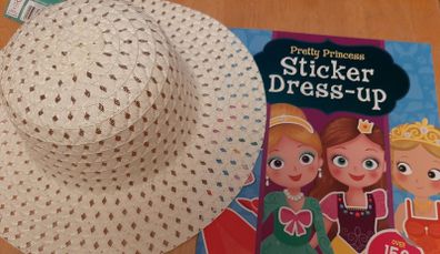 New childs hat tag attached and new sticker dress book