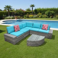 Victoria Large Corner Garden Lounge Set 220x220cm