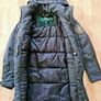 holland cooper jacket size XS navy blue fur missing from hood Image 3