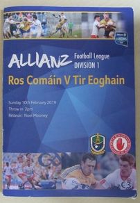 2019 Roscommon v Tyrone - GAA Allianz Football League Programme