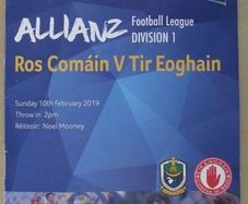 2019 Roscommon v Tyrone - GAA Allianz Football League Programme