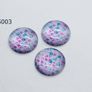 Glass round cabochon 30mm with dragon scale pattern. 3pcs. Cabochons for jewelry. Big snake skin cabochon beads. Many colors. Supplies, DIY. Image 6