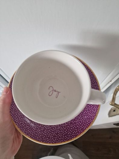 Belleek Living Love ,Peace, Joy ,Hope Set of 4 Cappucino Cups