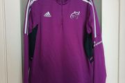 2022 Munster Rugby Adidas Training 1/4 Zip Top