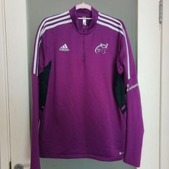 2022 Munster Rugby Adidas Training 1/4 Zip Top