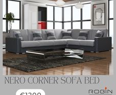 Nero Corner Sofa Bed