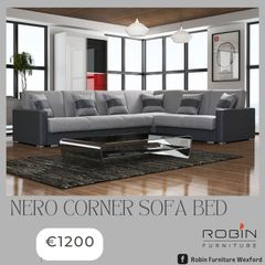 Nero Corner Sofa Bed