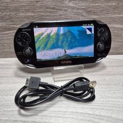 Sony PS Vita PCH-1000 OLED Model Black Console 128GB SD Card With 57 Games