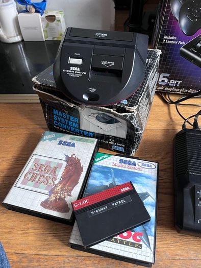 ULTIMATE Sega Mega Drive & Master System Collectors Lot BOXED Console 12+ Games TESTED
