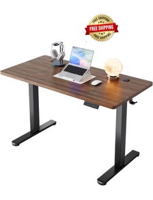 Standing Desk with USB Charging Port, 120 x 60 cm, 4 Preset Height Settings