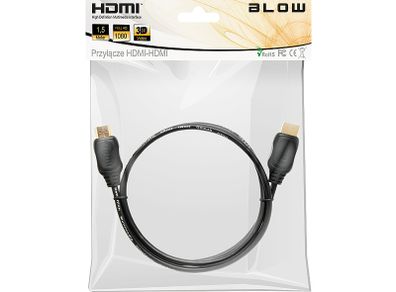 New 1.5m HDMI Male to HDMI Male Cable PC Lead Monitor Computers Digital TV #989
