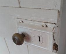 Two: 1940's Door handle and lock