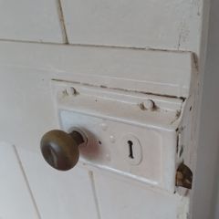 Two: 1940's Door handle and lock